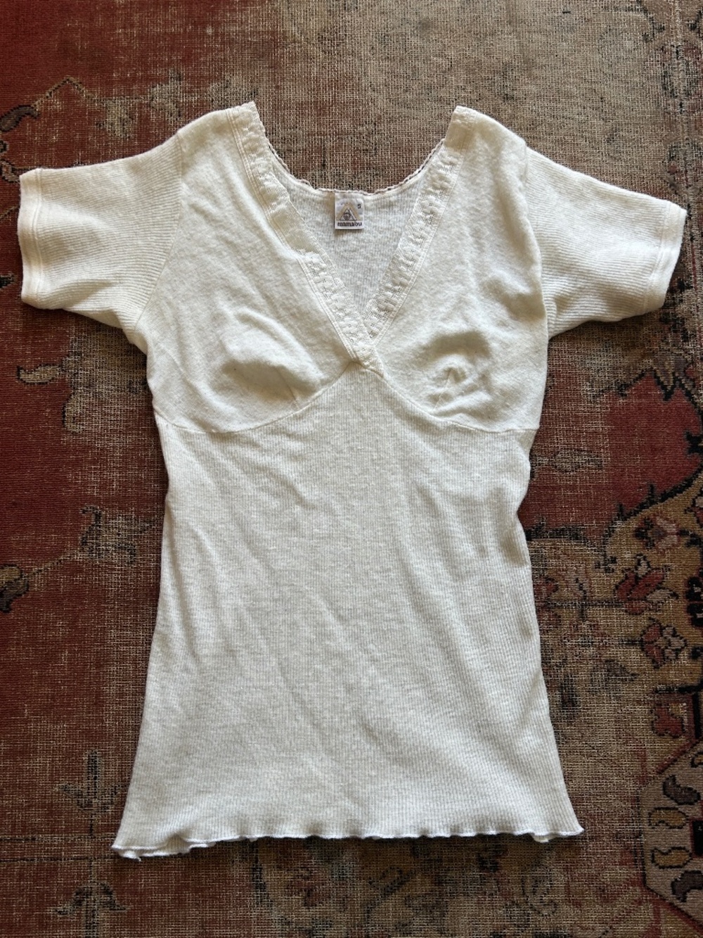 Vintage 1970's Wool Mix Thermal Tee